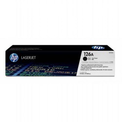 Toner laser hewlett packard color laserjet pro cp1000 series/pro cp1020 series, 126a negro