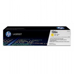 Toner laser hewlett packard color laserjet pro cp1000 series/pro cp1020 series, 126a amarillo