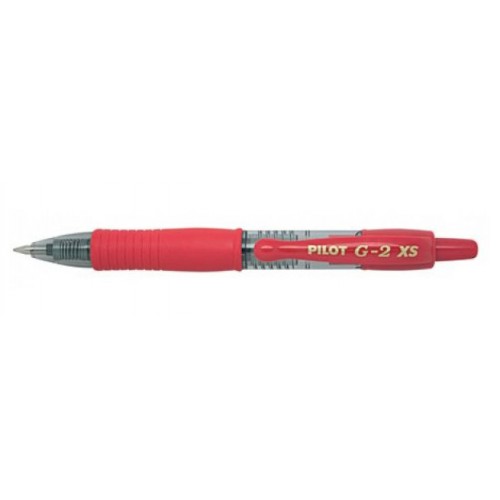 Roller gel retractil pilot g-2 xs pixie, rojo