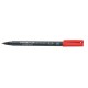 Rotulador permanente staedtler lumocolor 317 m 1,0 mm. rojo