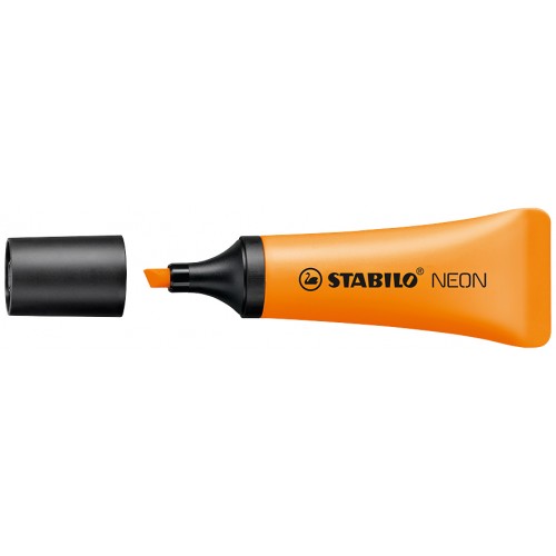 Marcador fluorescente stabilo neon, naranja