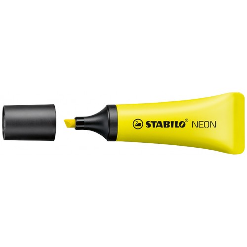 Marcador fluorescente stabilo neon, amarillo