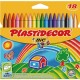 Lápiz de cera bic kids plastidecor en colores surtidos, estuche de 18 uds.