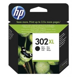 Cartucho ink-jet hewlett packard deskjet 1110/2130/2132 aio, 302xl negro