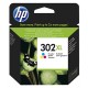 Cartucho ink-jet hewlett packard deskjet 3630/3830 nº302xl negro.