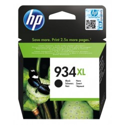 Cartucho ink-jet hewlett packard officejet 6800 series/6812/6815, 934xl negro