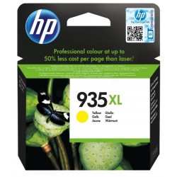 Cartucho ink-jet hewlett packard officejet 6800 series/6812/6815, 935xl amarillo