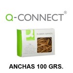 Q-CONNECT ANCHAS, CAJA DE 100 GRS.