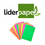 LIDERPAPEL, 50x70 CM. 60 GRS/M². COLORES FLUORESCENTES